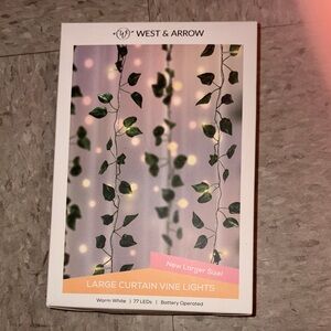 West & Arrow Curtain Vine Lights